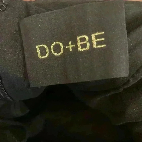 Do+Be Pleated One Shoulder Dress Perfect Black Cocktail Dress size Small i\ - Picture 6 of 9